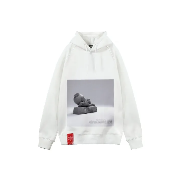 NORVINCY Sweatshirts Unisex White-0