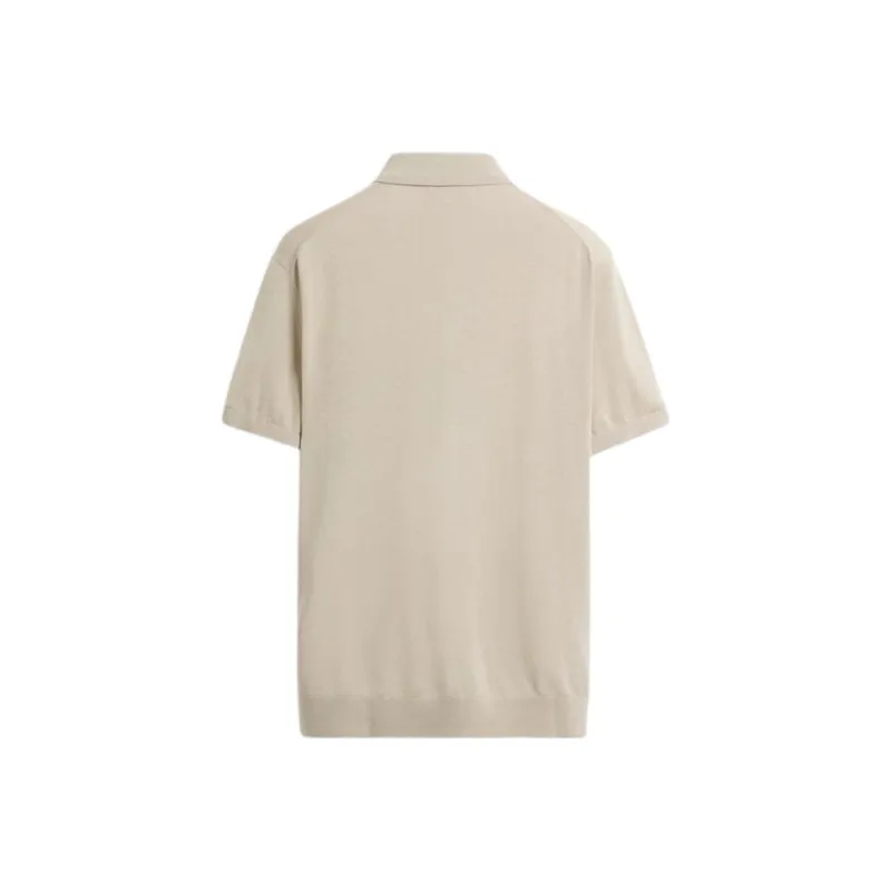 ZARA Polo Shirts Men Tan-1