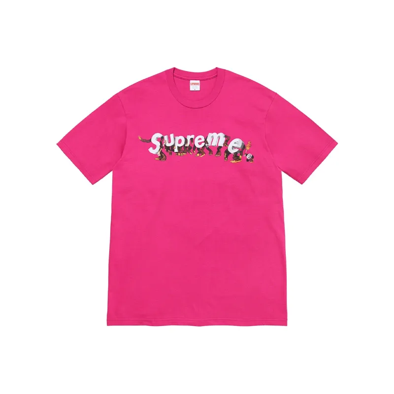 Supreme Apes Tee Blue-3