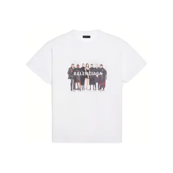 Balenciaga T Shirt Regular Fit Men's White