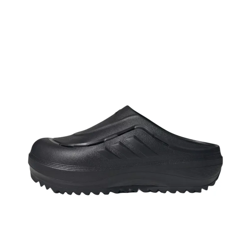 Adidas OZWAVE CLOG Abrasion Resistant Slip Resistant Wrap toe Slippers Unisex Black-0