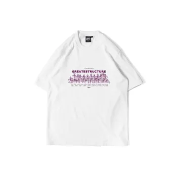 DAKYAM Straight T-Shirt Unisex White