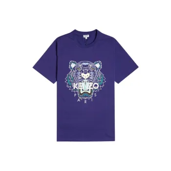 KENZO T Shirts Men Eggplant Purple