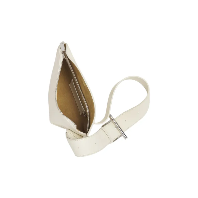 Alexander McQueen Grained Calfskin Shoulder Bag Women's Cream-3