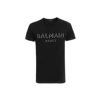 BALMAIN T-Shirts Men Black