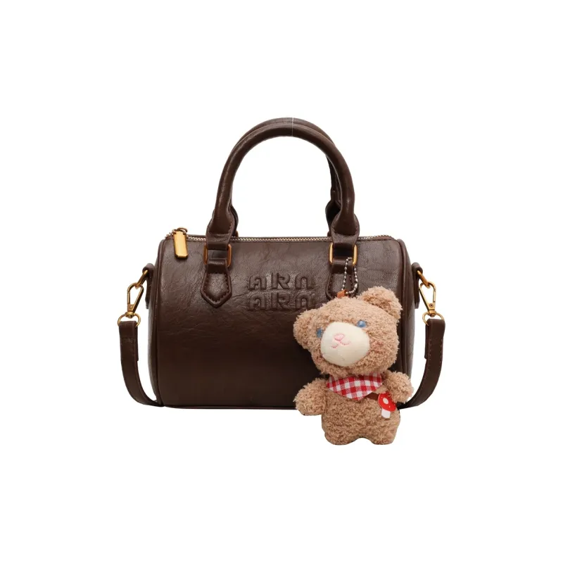 HCXK PU One Shoulder Handbags Regular Women's Mud/coffee/brown-6