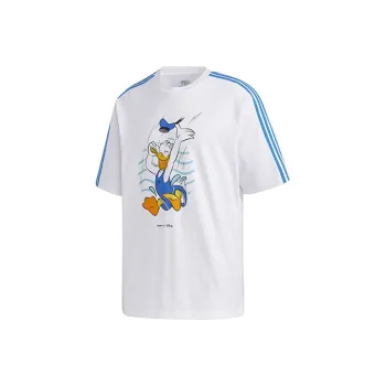 Adidas Neo Set in Sleeve T Shirt Men's White