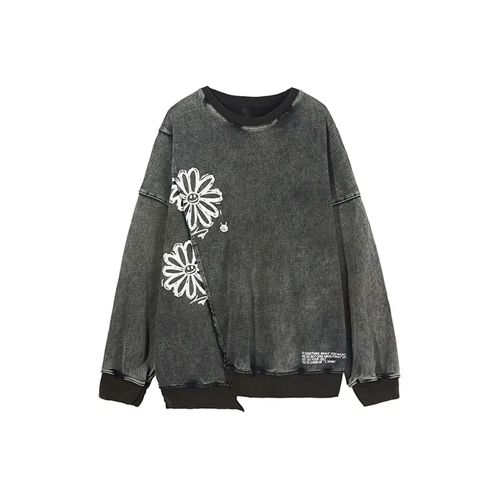 CONKLAB Crew Neck Loose Fit Regular Sweatshirt Unisex-4