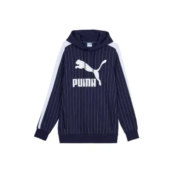 PUMA Pinstripe Sweatshirts Men Tweed Blue