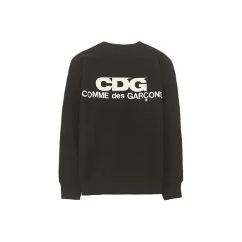 Comme Des Garcons Logo Printed Sweatshirt