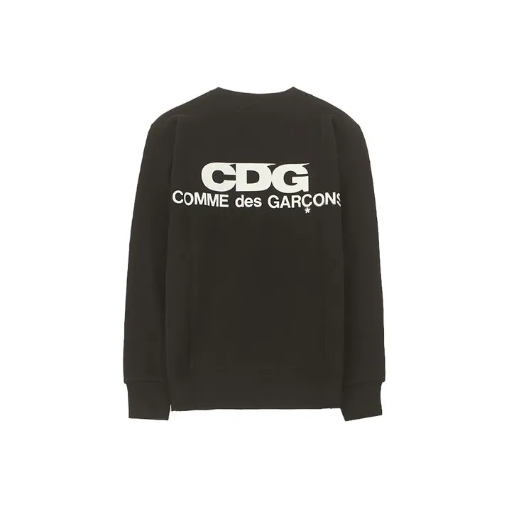 Comme Des Garcons Logo Printed Sweatshirt-0