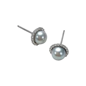 DARA Pearl Stud Earrings Women's