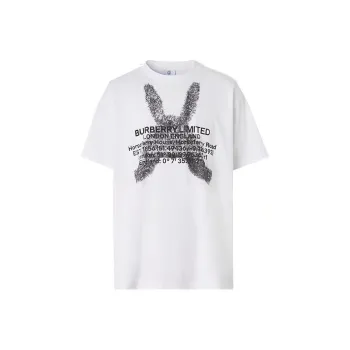 Burberry Montage Print Oversized T Shirt