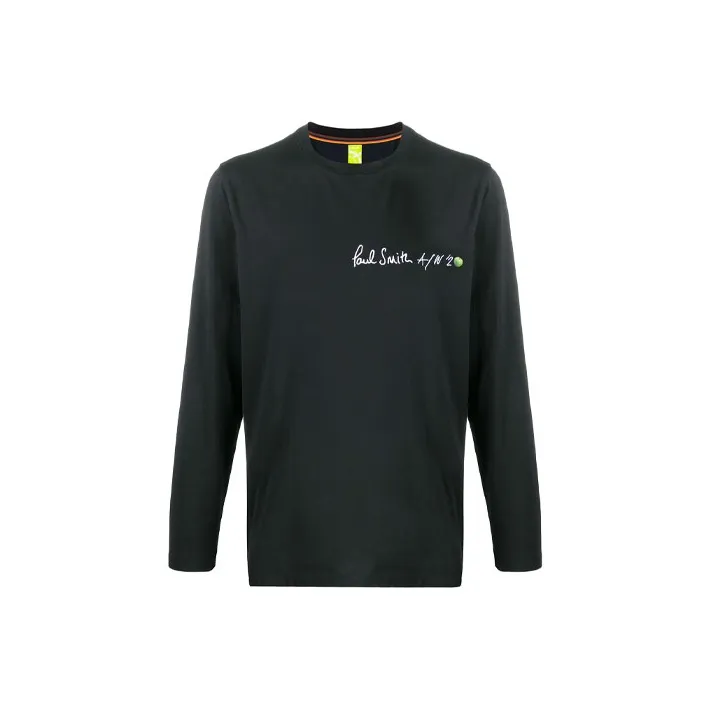 Paul Smith Logo Embroidered Crewneck T Shirt-0