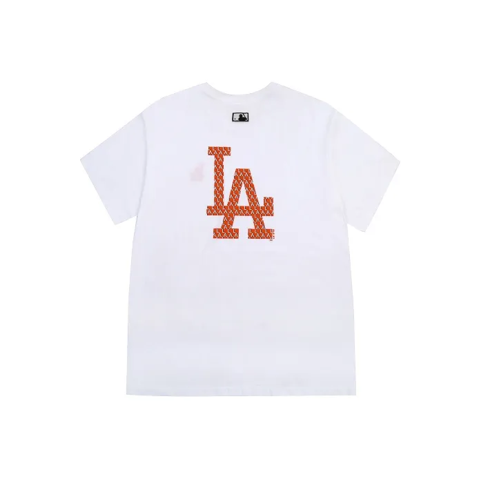 MLB Old Flower T Shirts Unisex White-0