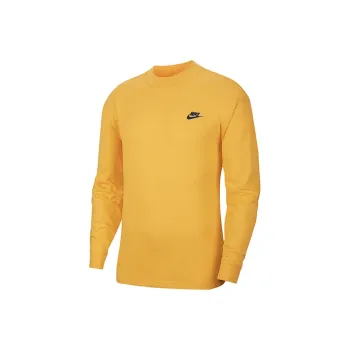Nike Sweatshirts Men Golden Orange Yellow