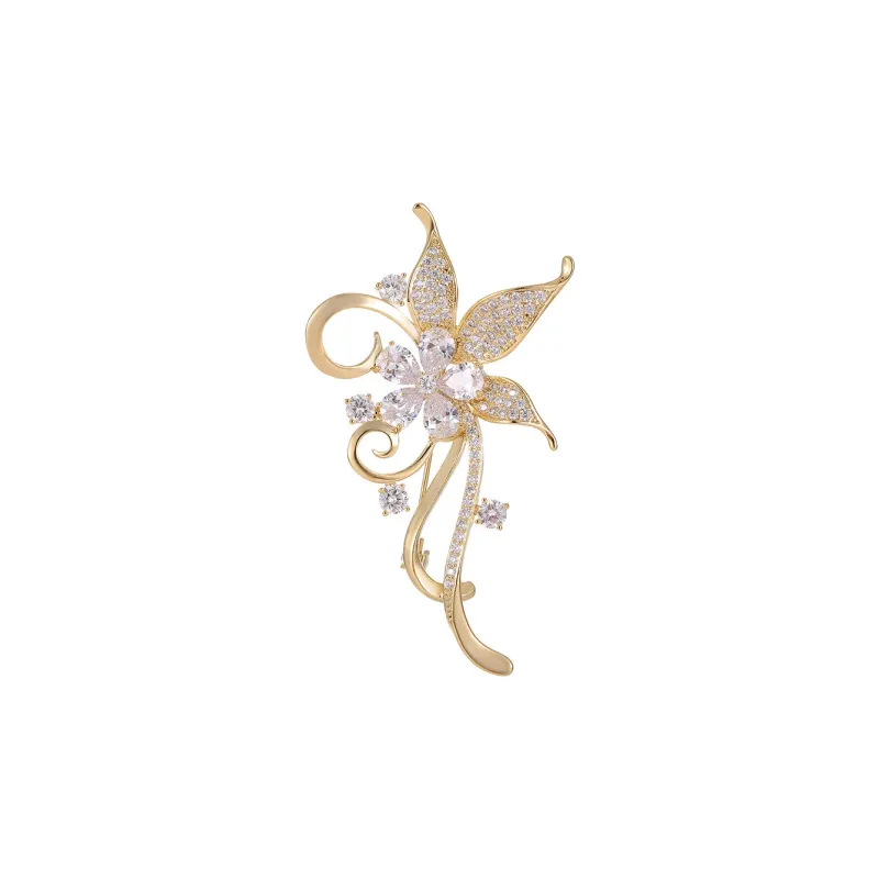VIOLET Copper Alloy Brooches Women's-0