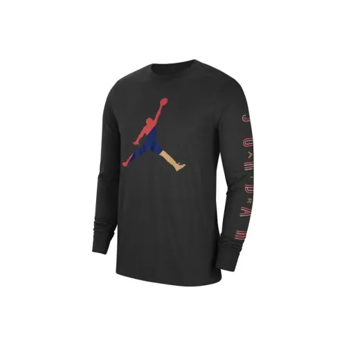 Jordan Set in Sleeve T Shirt Men's Black