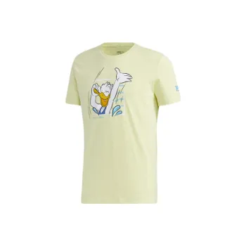Adidas Neo T Shirt Men's Light Yellow