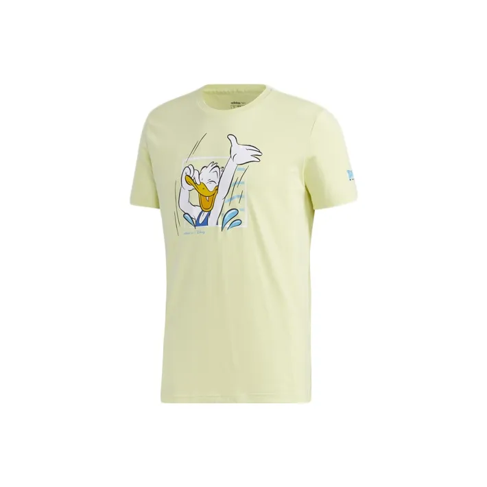 Adidas Neo T Shirt Men's Light Yellow-0