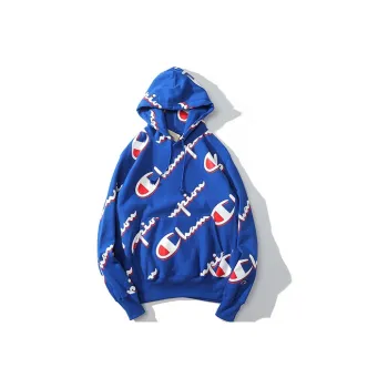 Champion Sweatshirt US Version Unisex Royal Blue