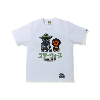 A BATHING APE X Star Wars Baby Milo & Yoda Tee