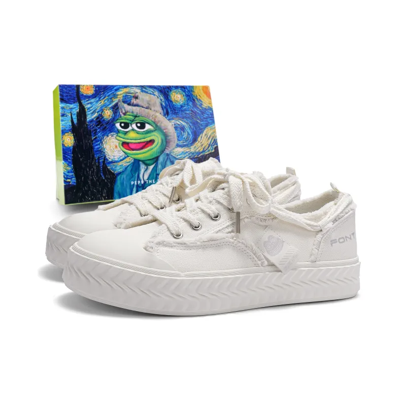 Pepe The Frog Low Top Canvas Shoes Unisex-7
