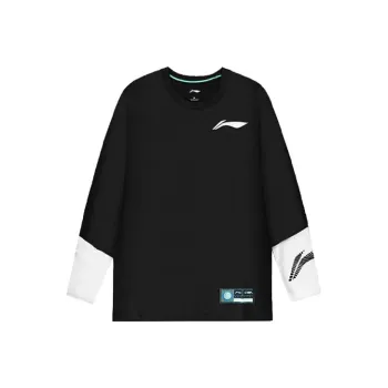 LiNing CBA Collection Professional Basketball Collection T Shirt Men's Black