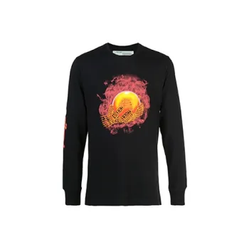 OFF WHITE Hands And Planet L/S T Shirt