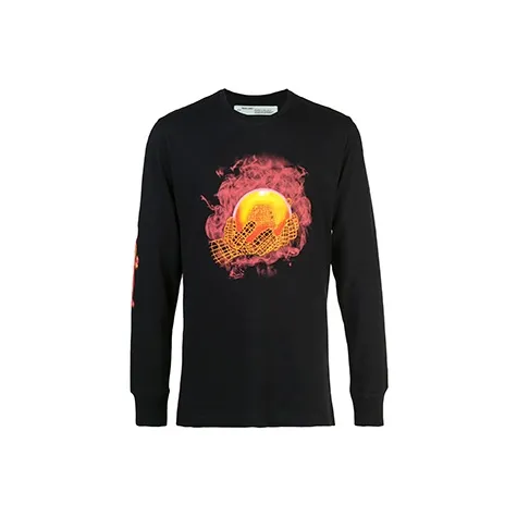 OFF WHITE Hands And Planet L/S T Shirt