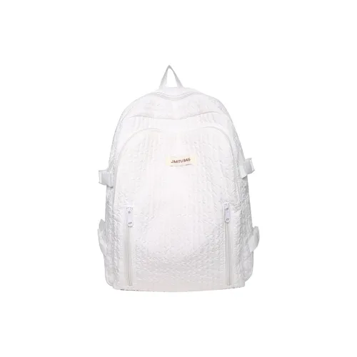 URBAN FOREST Nylon Backpack Unisex White/Black/Yellow/Light Green/Sky Blue/Pink