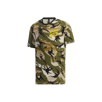 Adidas T Shirt Men's Amber Yellow