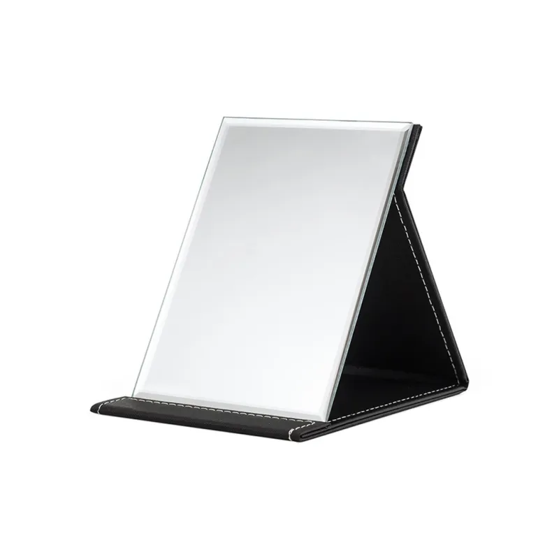 FANHUASENLIN High Definition Foldable PU Leather Stand For Portable Use Make Up Mirrors-2