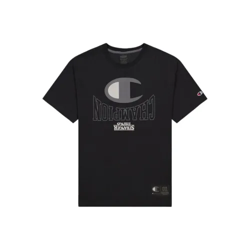 Champion Stranger Things Straight T-Shirt US Version Unisex Black