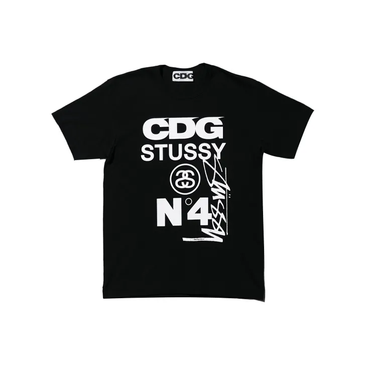 Stussy X CDG T Shirts Unisex-0