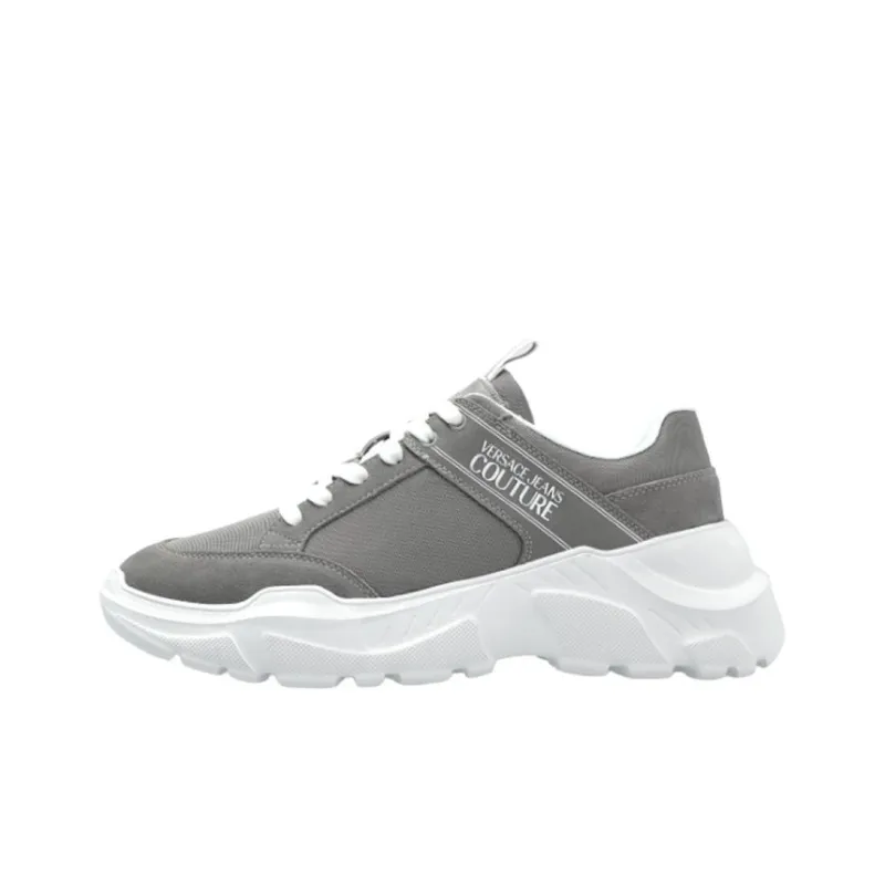 VERSACE JEANS COUTURE Low Top Casual Shoes Men's Gray-0