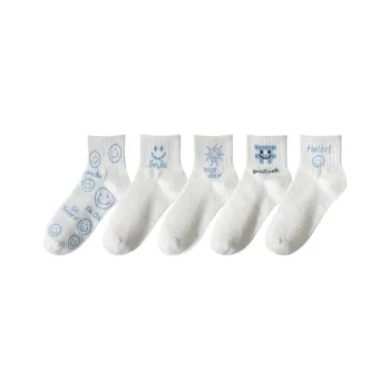 Temooues Mid Calf Socks Women's 5 Pack