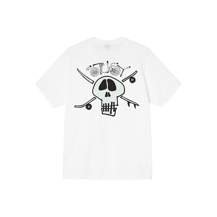 ★関税込★Stussy★Stussy Surf Skate Skull T-Shirt ★Tシャツ Stussy Surf Skate Skull Tee Black M - POIZON