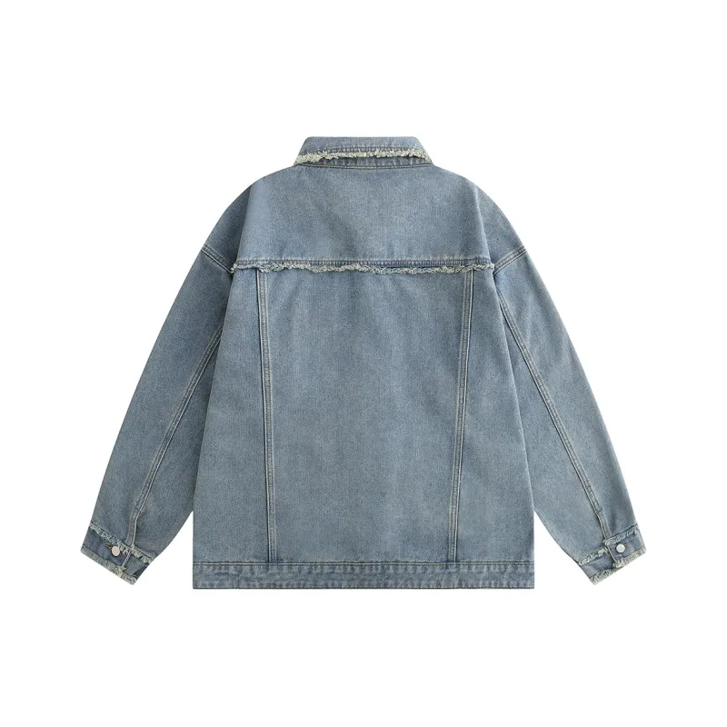 JINBEILE Denim Jackets Unisex-9