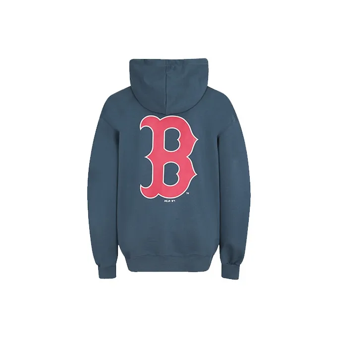 MLB Boston Red Sox Sweatshirt Unisex Navy Blue-0