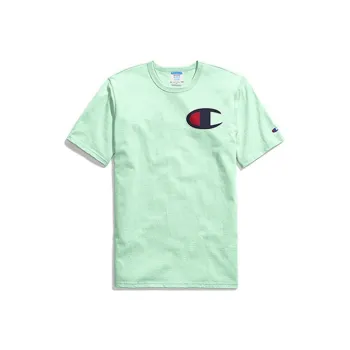 Champion T Shirt US Version Unisex Mint Green