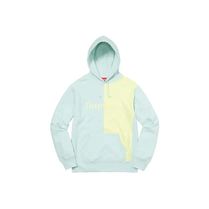 Supreme Split Old English Hooded Sweatshirt-1