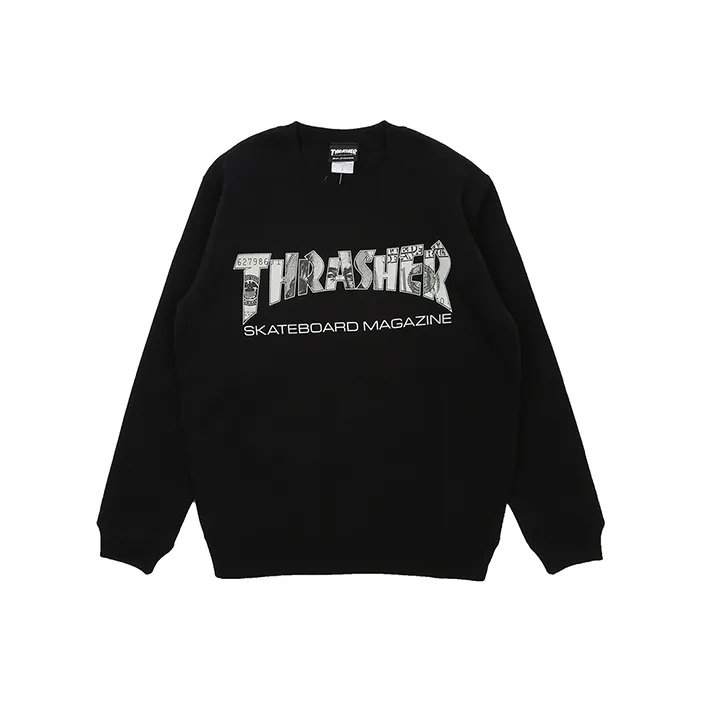 Thrasher Sweatshirt Japan Version Unisex Black-0