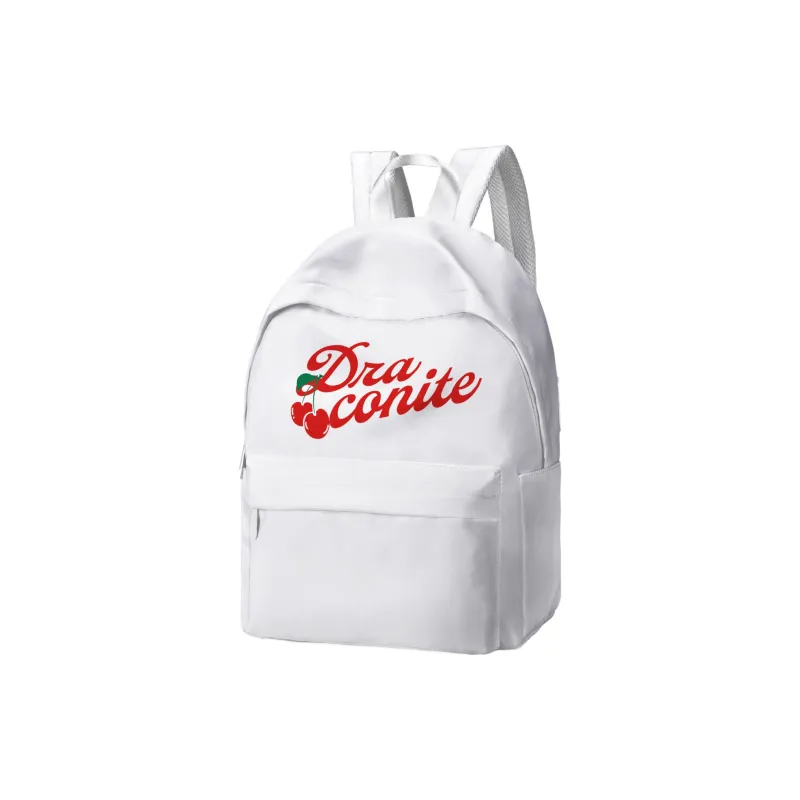 DRACONITE Polyester Backpack Laptop Bags Unisex White-7