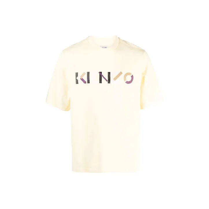 KENZO T Shirts Men Yellow-0