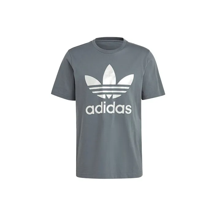 Adidas Originals Trefoil T Shirts Men Oxide Blue-0