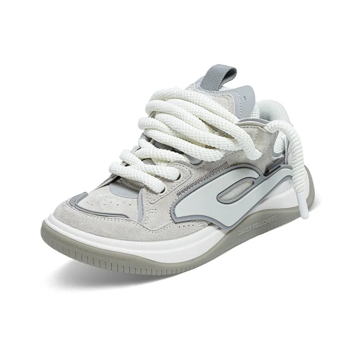 Daisy Fellowes Rocket 001 Stylish Skateboarding Shoes Unisex White-2