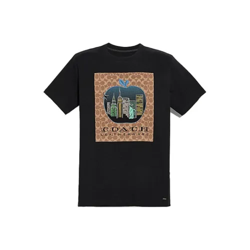 COACH T Shirts Men Black