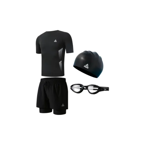 PEAK Swimming Sets Men's Four Piece Set Black