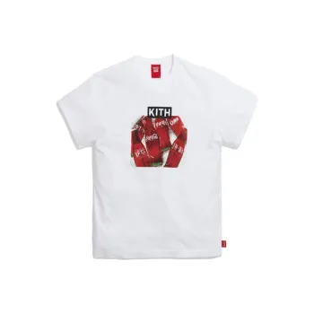 KITH X Coca Cola Language Bottle Vintage Tee